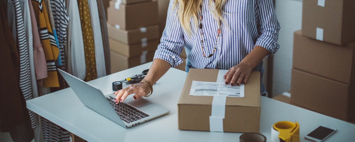 E-Commerce Digital Marketing | Digital Marketing for E-Commerce | Woman Packing Order