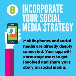 Mobile apps boost your social media