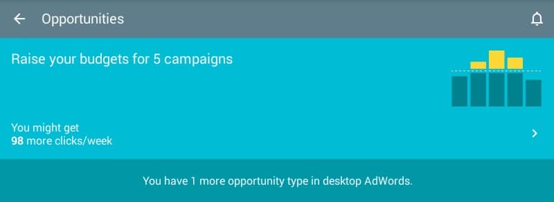 Opportunities Tab