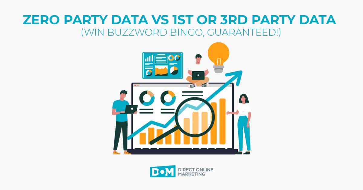 Zero Party Data | 1st Party Data | 3rd Party Data | Data Parties Blog Graphic