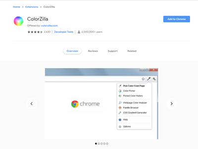 colorzilla chrome extension