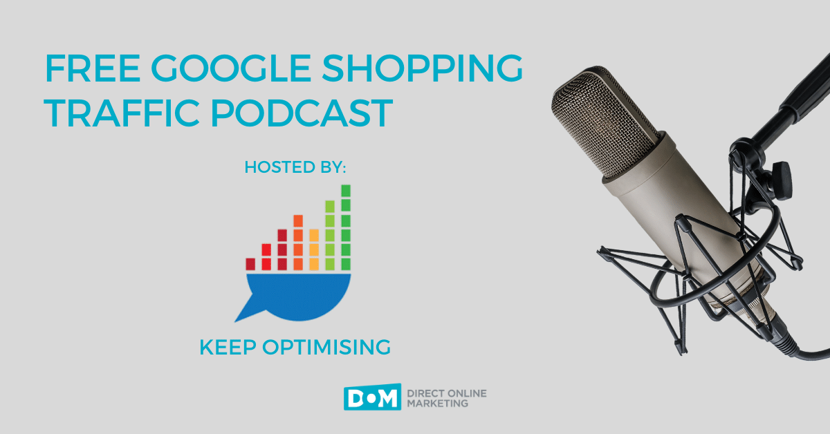 Get More Google Shopping Traffic | Rank Better on Google Shopping | Google Shopping Traffic Podcast Blog Graphic
