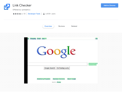 linkchecker chrome extension