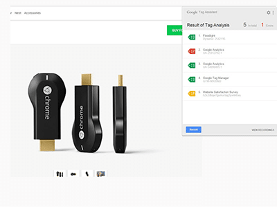 our favorite chrome extensions for PPC - screenshot of google tag manager