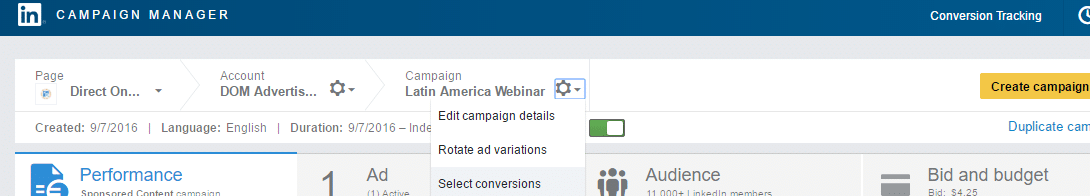 How To Setup LinkedIn Conversion Tracking 